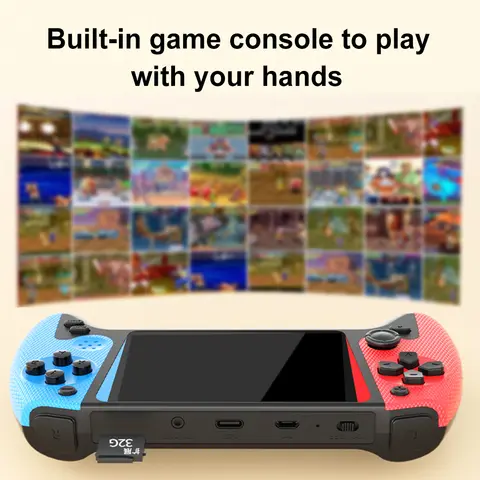 X9 Handheld Game Console 3.5inch LCD Screen Retro Video Game Console Built-in 500 Games 1200mAh Portable Game Player for GBA GBC