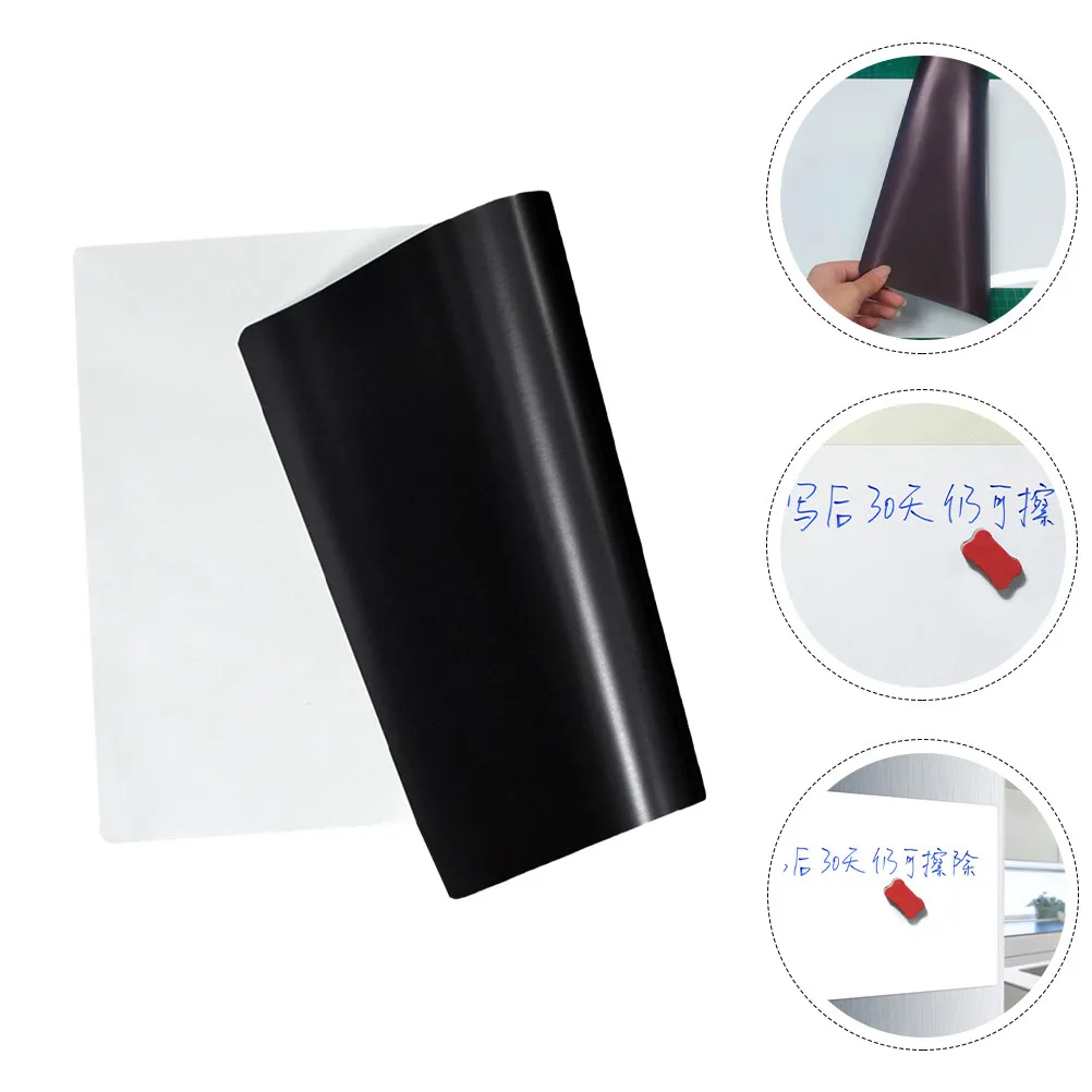 

Магнитная доска для сухого стирания на холодильник: прочная поверхность, доска для сообщений, магнитный блокнот для заметок, легко чистится, многоразовая доска для письма