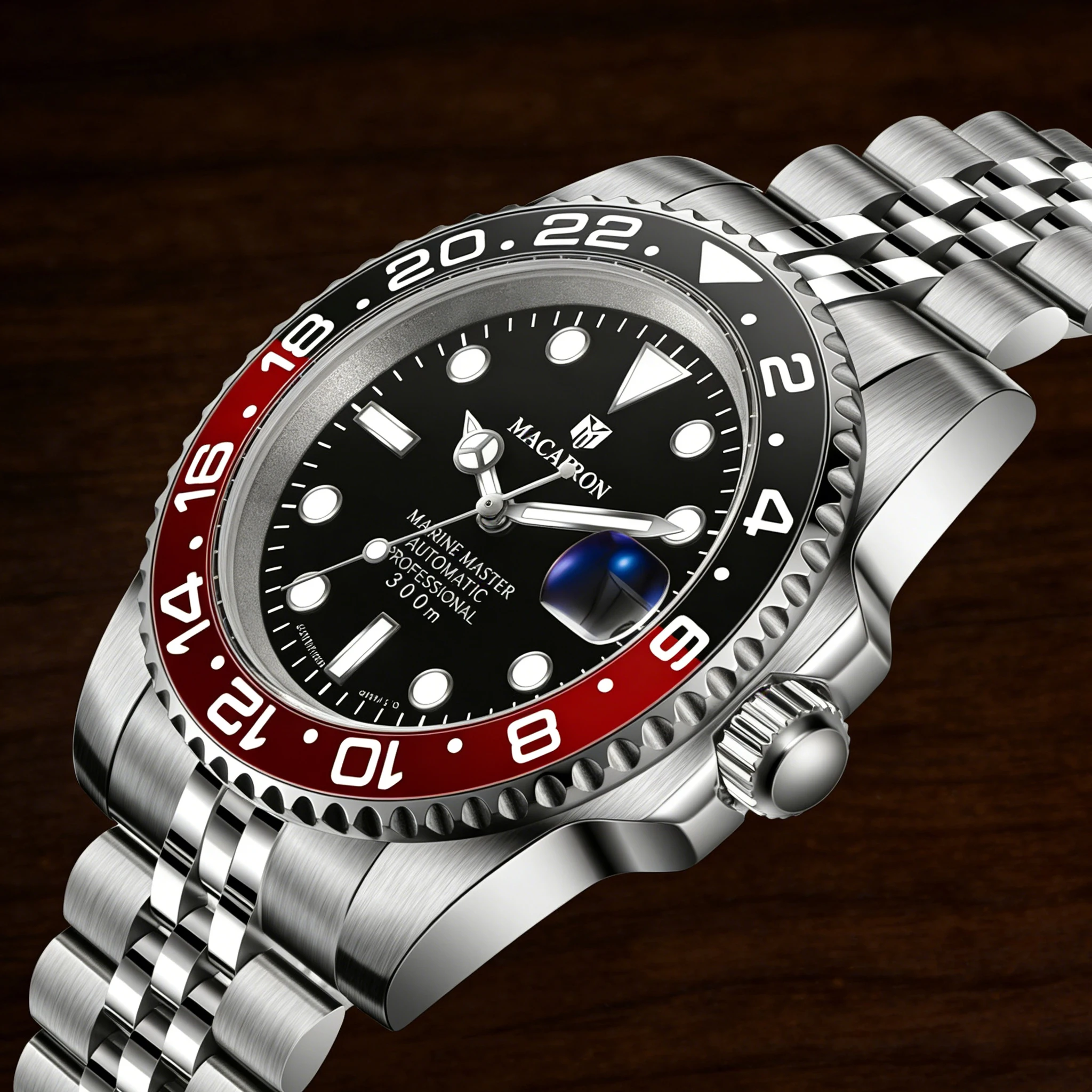 MACARLON Design 2026 NEW Machinery Watch Men Luxury Sapphire Automatic Mechanical Watch 41MM Stainless Steel Waterproof Watch