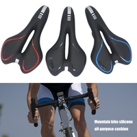 Nonslip Breathable Bike Saddles Seats Pad Replacement Soft Bike Seats Cushion Silicone Bicycles Saddles Easy to Install