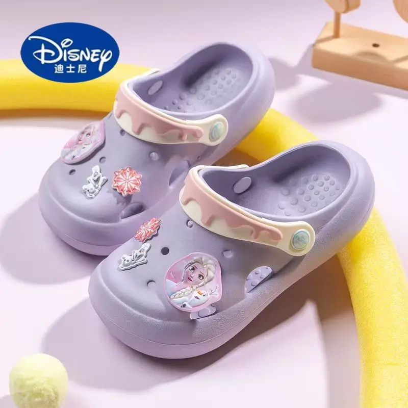 

Disney Elsa Princess Girls' Sandals 2025 | Lightweight 2-Way Clogs with Soft Sole, Cartoon Summer Shoes for Outdoor Wear