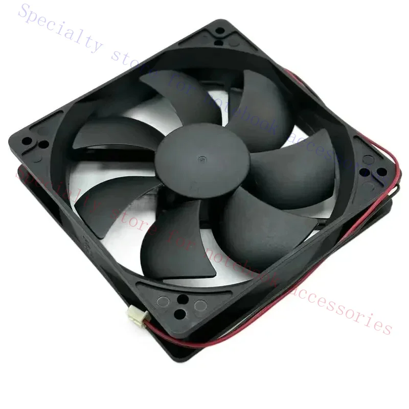 AAA+ JASEN JS12025S24H DC 24V 0.25A 120X120X25Mm 2-Wire Server Cooling Fan