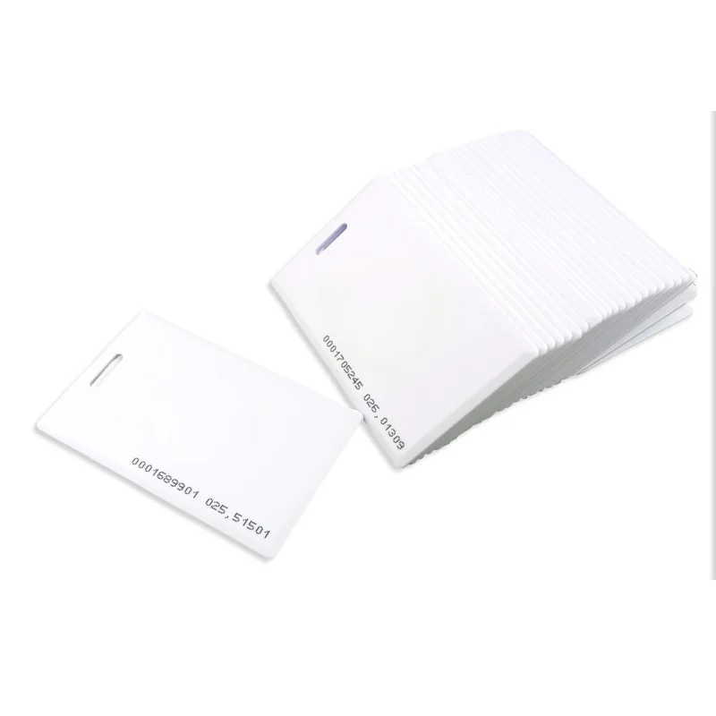 بطاقة التحكم في الوصول بتقنية تحديد الهوية بموجه RFID ، شريحة القرب ، بطاقة هوية غير قابلة للكتابة ، مفتاح فوب ، حلقة رمزية ، بسمك ، EM4100 ، Tk4100 ، 50 كيلو هرتز