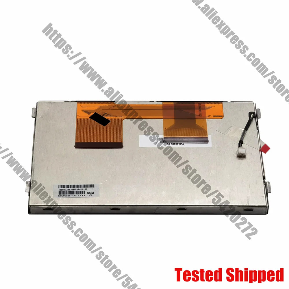 100% teste c065vvt01 c065vvt01.0 original 6.5 polegada tft lcd para o sistema de navegação gps do carro