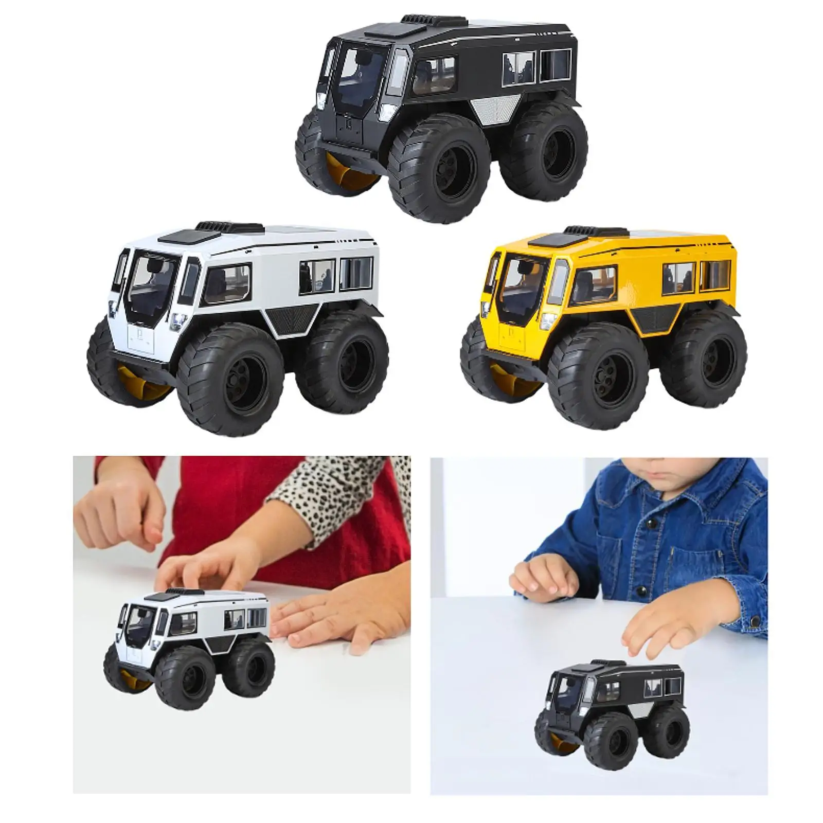 1/24 RC Crawler Car Sound and Light Effects All Terrain High Simulation Design Hobby Toy 4WD Mini RC Rock Crawler Girl Boys Kids