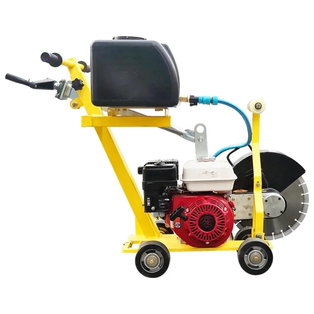 

Linear road grooving machine for efficient road construction