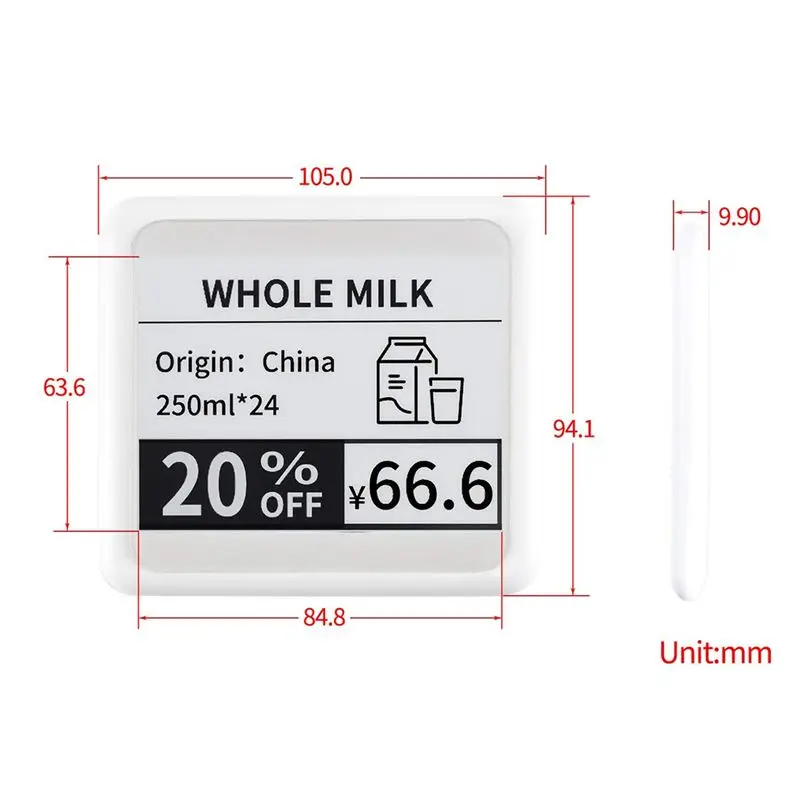 【a42f】module-d'ecran-d'affichage-e-paper-e-ink-sans-fil-de-42-pouces-pour-application-mobile-android-sans-batterie