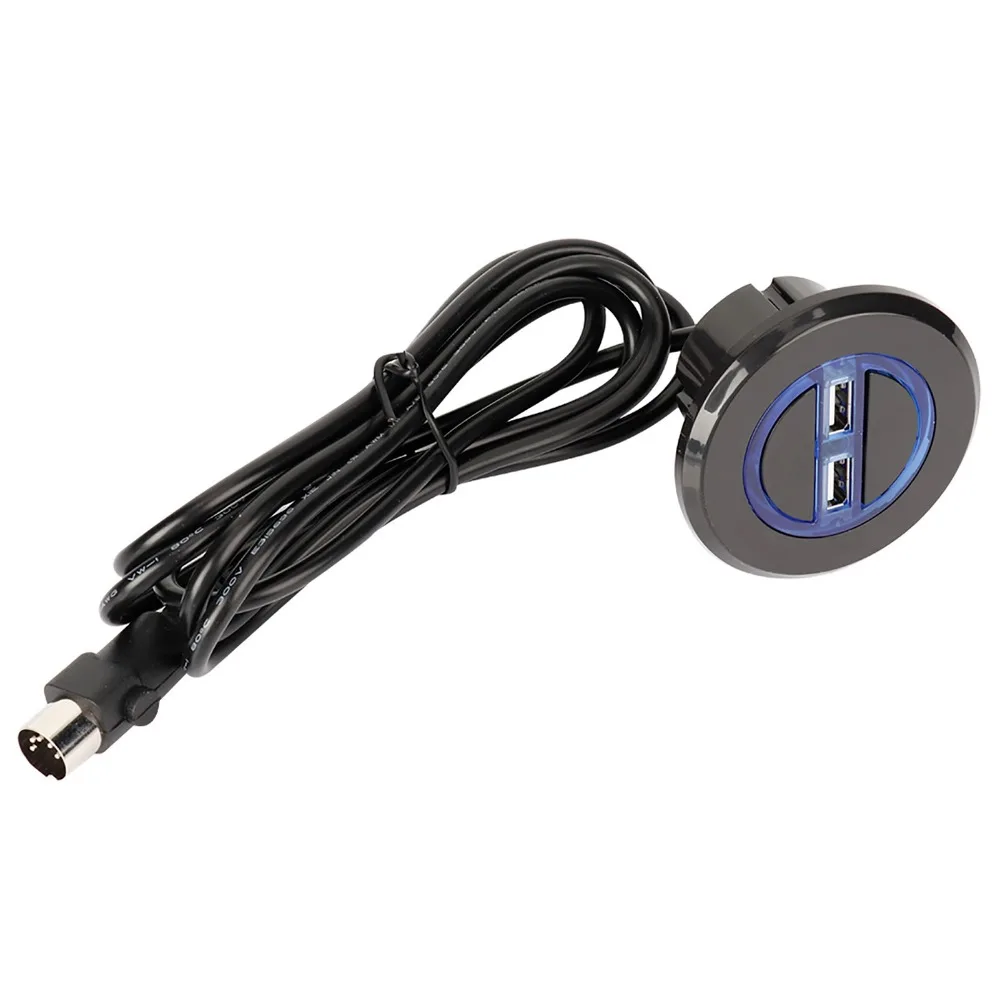ABS Recliner Hand Controller Embedded USB Charging Port Electric Powered Linear Actuator Control Handset Replacement Black