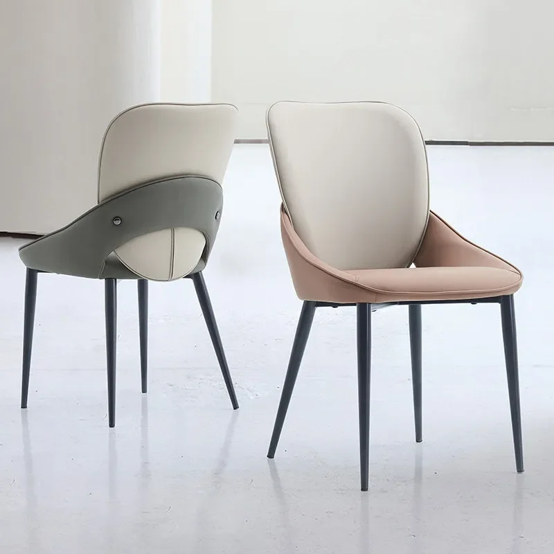 for Modern Simple Dining Chair Household Light Luxury Hotel Back Chair Nordic Dining Table Stool Lounge Negotiation Chair