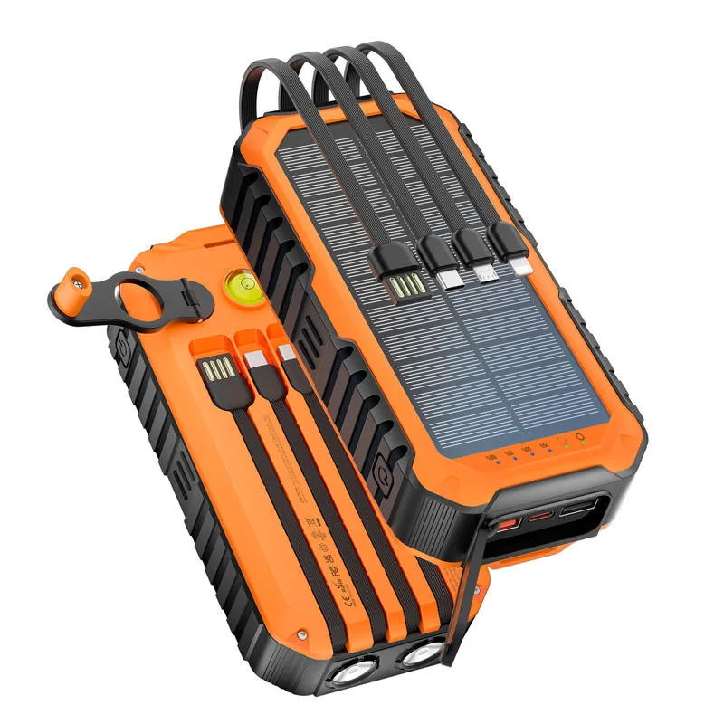 

20000mAh Solar Power Bank Portable Charger External Battery Pack 22.5W Fast Charging Powerbank for iPhone Xiaomi Samsung Huawei