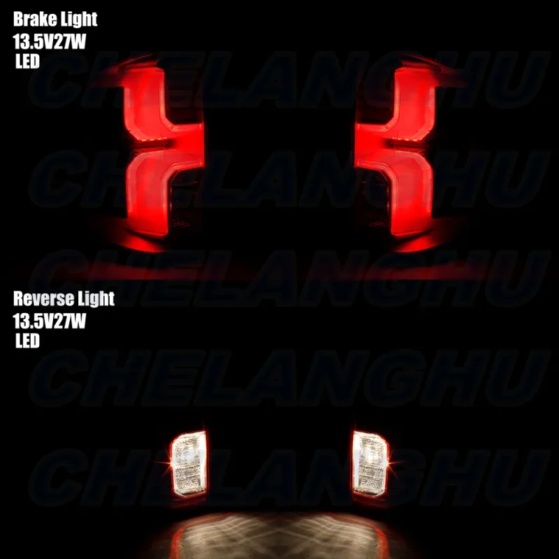 LED Tail Light For Chevrolet Silverado 1500 2016 2017 2018 Pair L+R Rear Lamp Brake Light Car accessories GM2800294 GM2801294