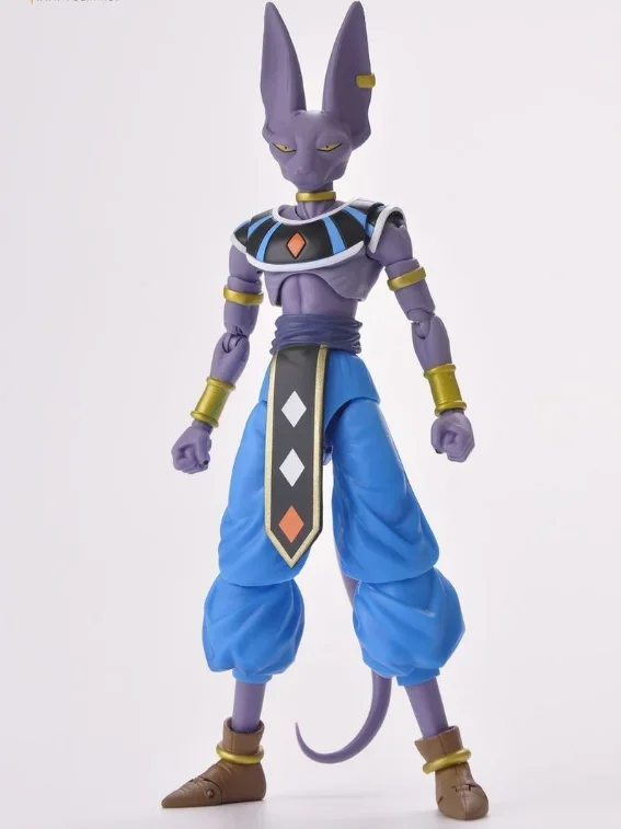 En Stock Original SHF Bandai Dragon Ball Super Beerus figura de acción Anime modelo colección juguete para regalo juguetes transformadores