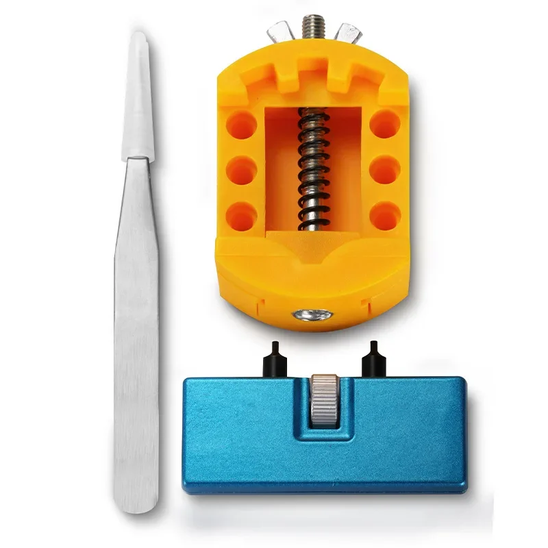 3 in 1 Repair Tool Set Watch Back Remover Tool Adjustable Opener Back Case Remover Watch Case Back Opener Repair Remover Holder