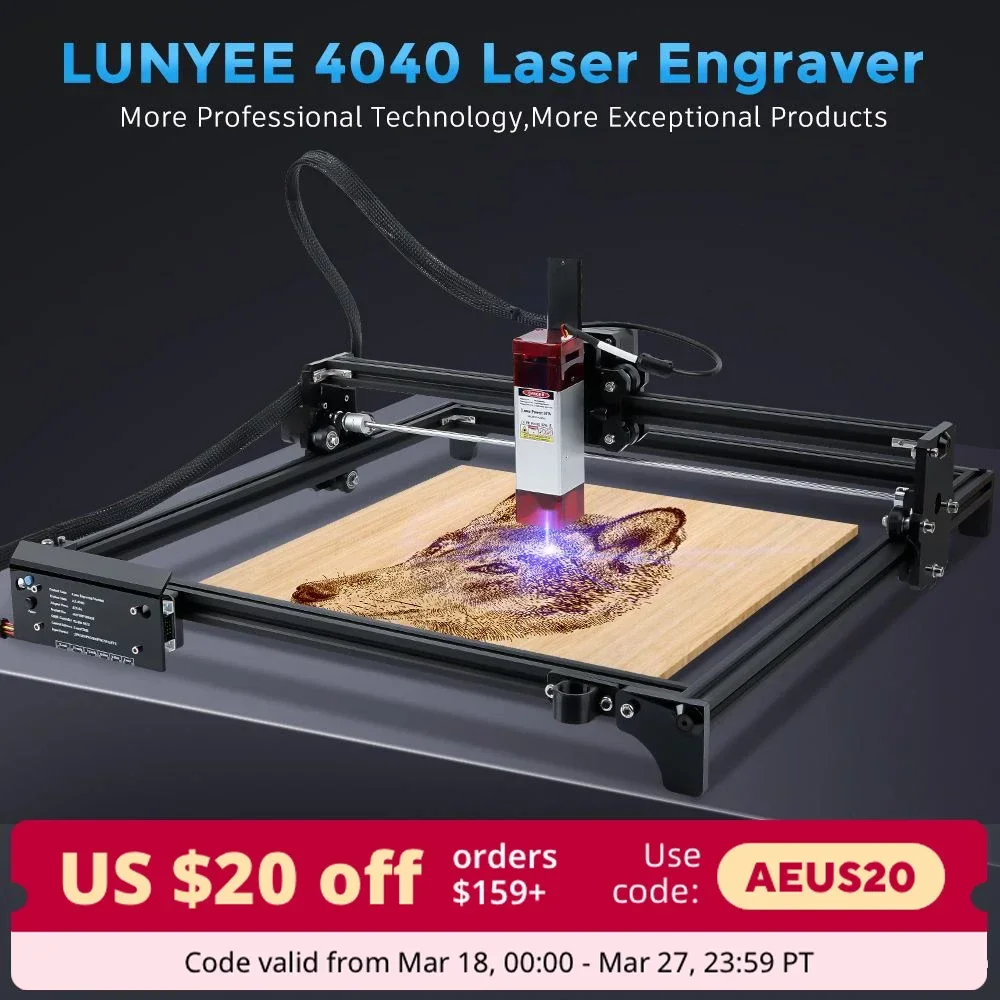 Engraver Air assist 10w  Cutter Cutting Machine Wood Router with 32-bit Controller GRBL(LightBurn)