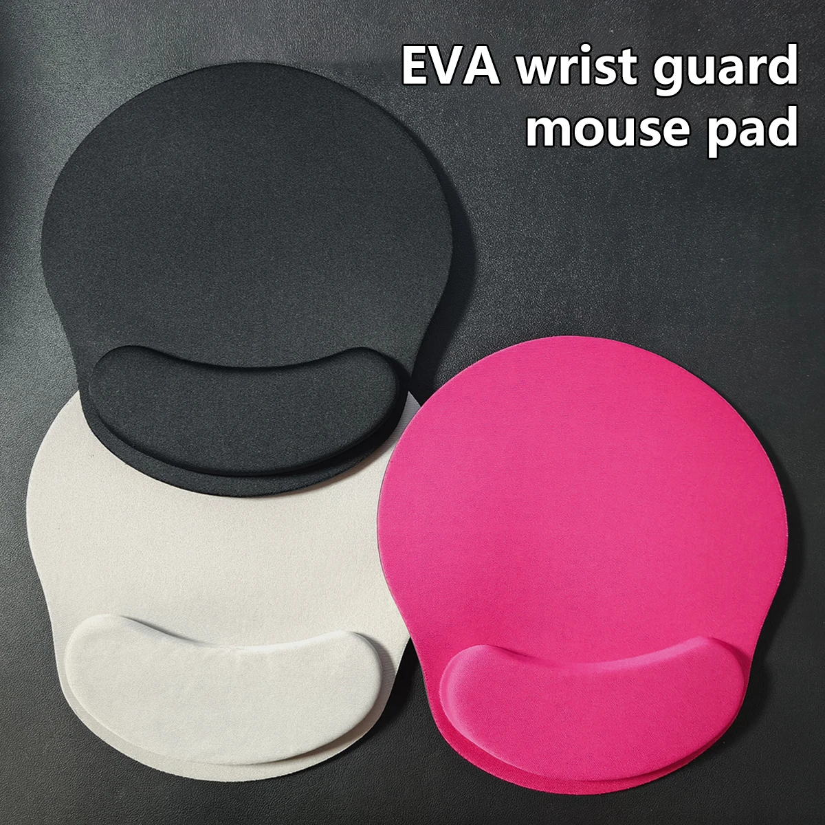 1pc Circular Arm Guard Mouse Pad - EVA Memory Foam Arm Guard Pad for Office and Home Use - Comfortable and Smooth Wrist Pad, Sui