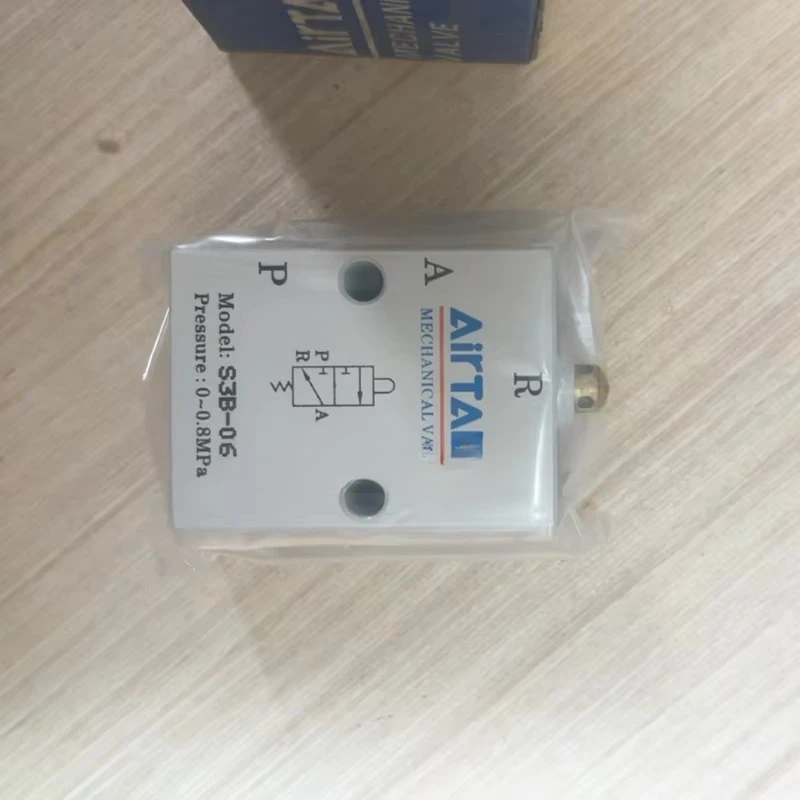 AIRTAC S3B-M5 S3B-06 S3B-08 2-Position 3-Way Mechanical Valve