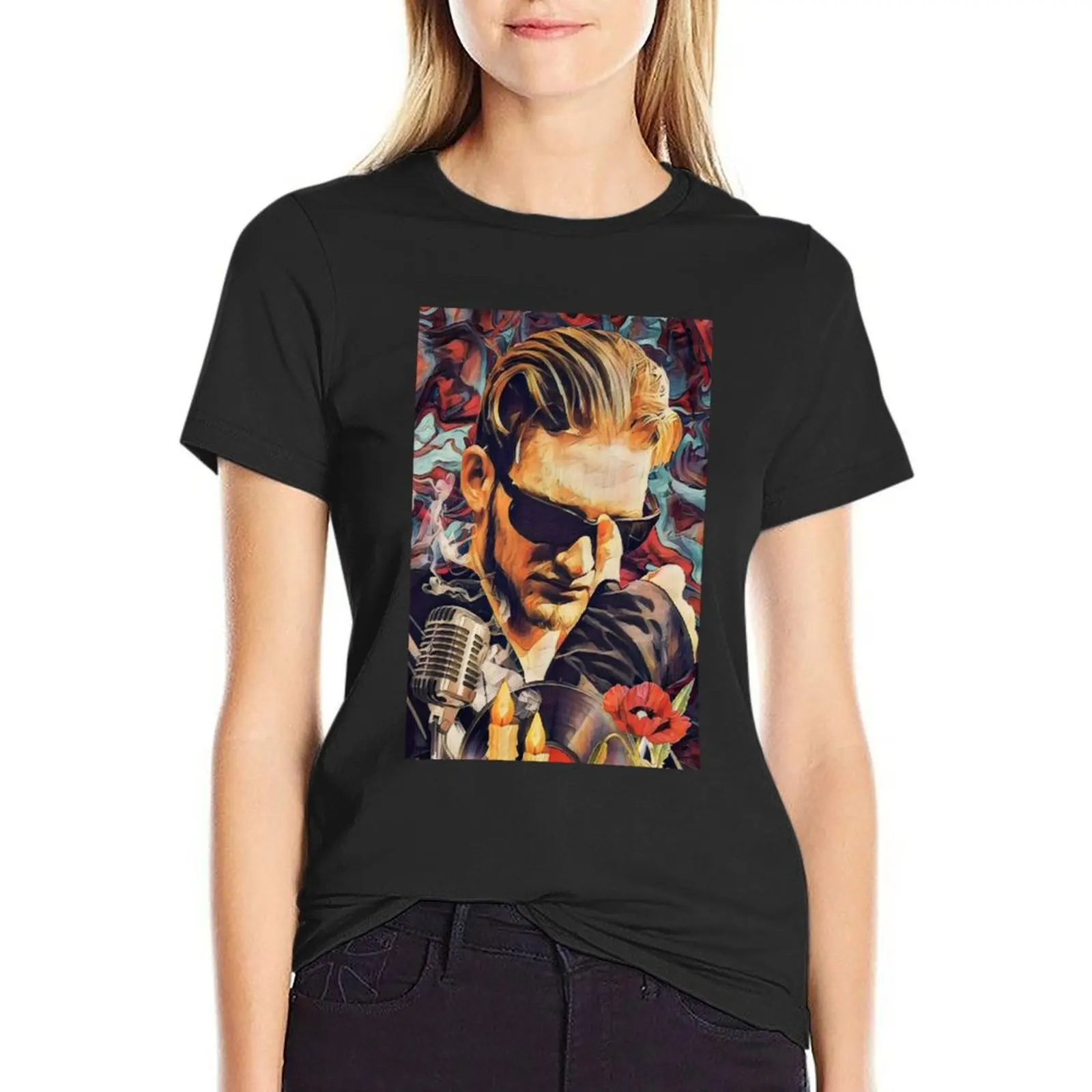 

Layne Staley Tattoo , art T-Shirt tops plain customs design your own Women clothing