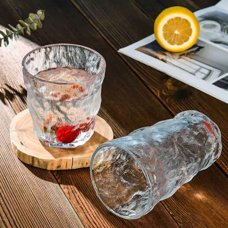 280ml/300ml Glacial Glass High Appearance Level Water Cups Household Frosted Juice Beverage Glass Drink Coffee Beer Mug Teacup