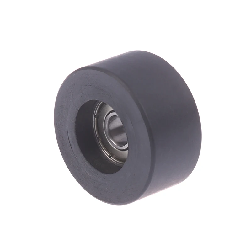Plástico POM Nylon Rolamento Polia, Roda Plana Rolo, Porta e Janela Display, Gabinete Faixa, Acessórios para móveis, 1PC