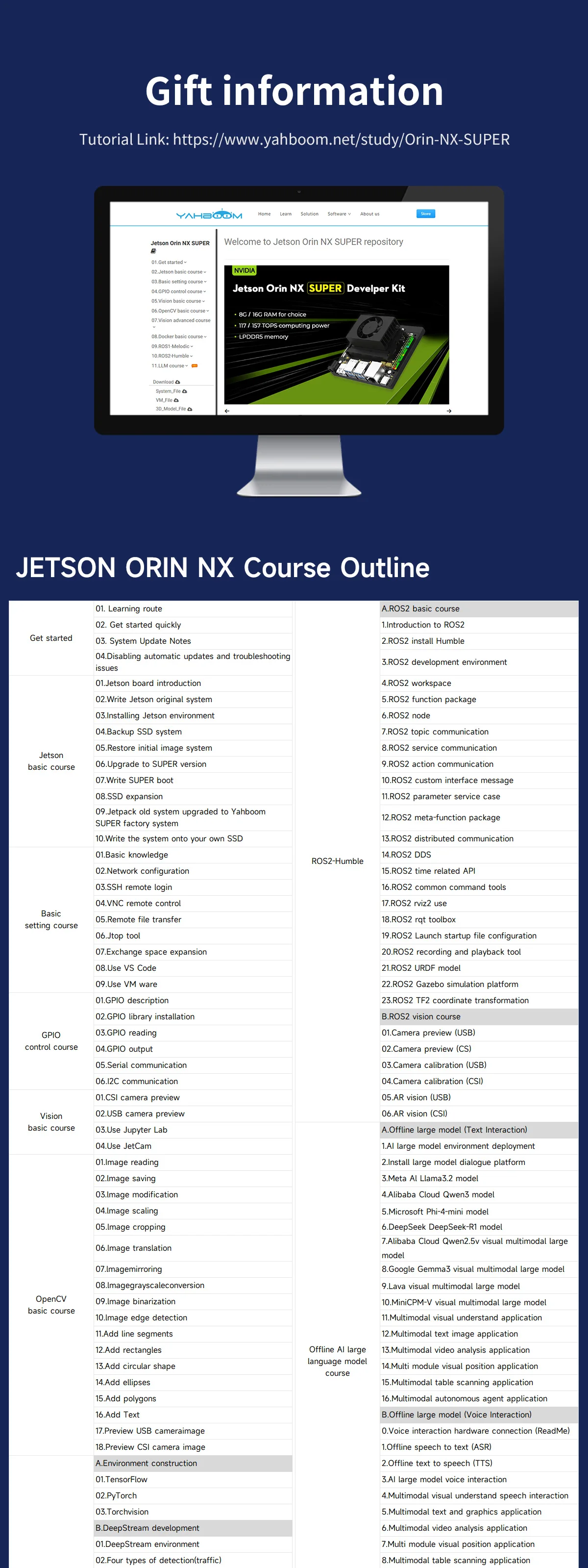 Jetson Orin NX Developer Kit Super Version mit offiziellem Core-Modul 8G/16G RAM Kostenlose 256 GB SSD bis 117/157 TOPS Computing Power – Detail 16