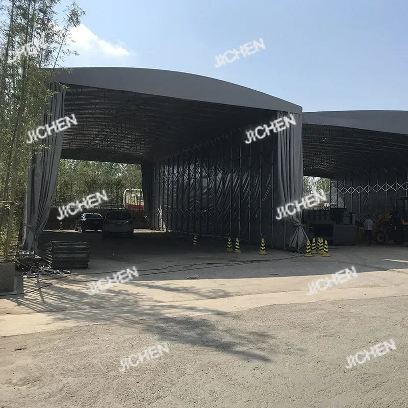 JCX HS HS Customized Manual Push-pull Canopy Manufacturer Measurement Outdoor Storage Sunshade Special Rainstorm Prevention