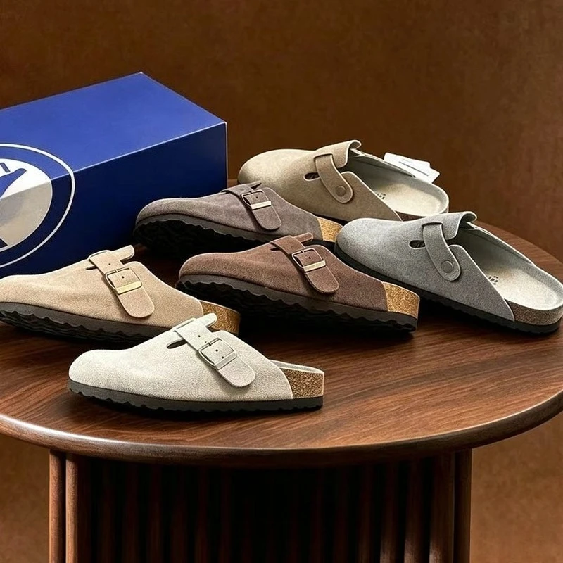 2026 New Fashion Leather Sandals for Men And Women Retro CasualComfortable Anti-Slip Beach Shoes for Spring And Autumn Ffashion