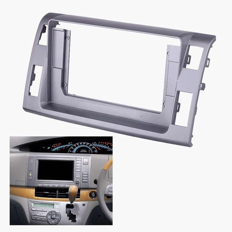 2Din Car Radio Fascia for Toyota Previa/Estima/Tarago DVD Stereo Frame Plate Adapter Mounting Dash Installation