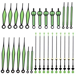 10 set Luminous Clock Hands Pointers Wall Clock Accessories Repairing Clock Needles Durable Hands Creative Set