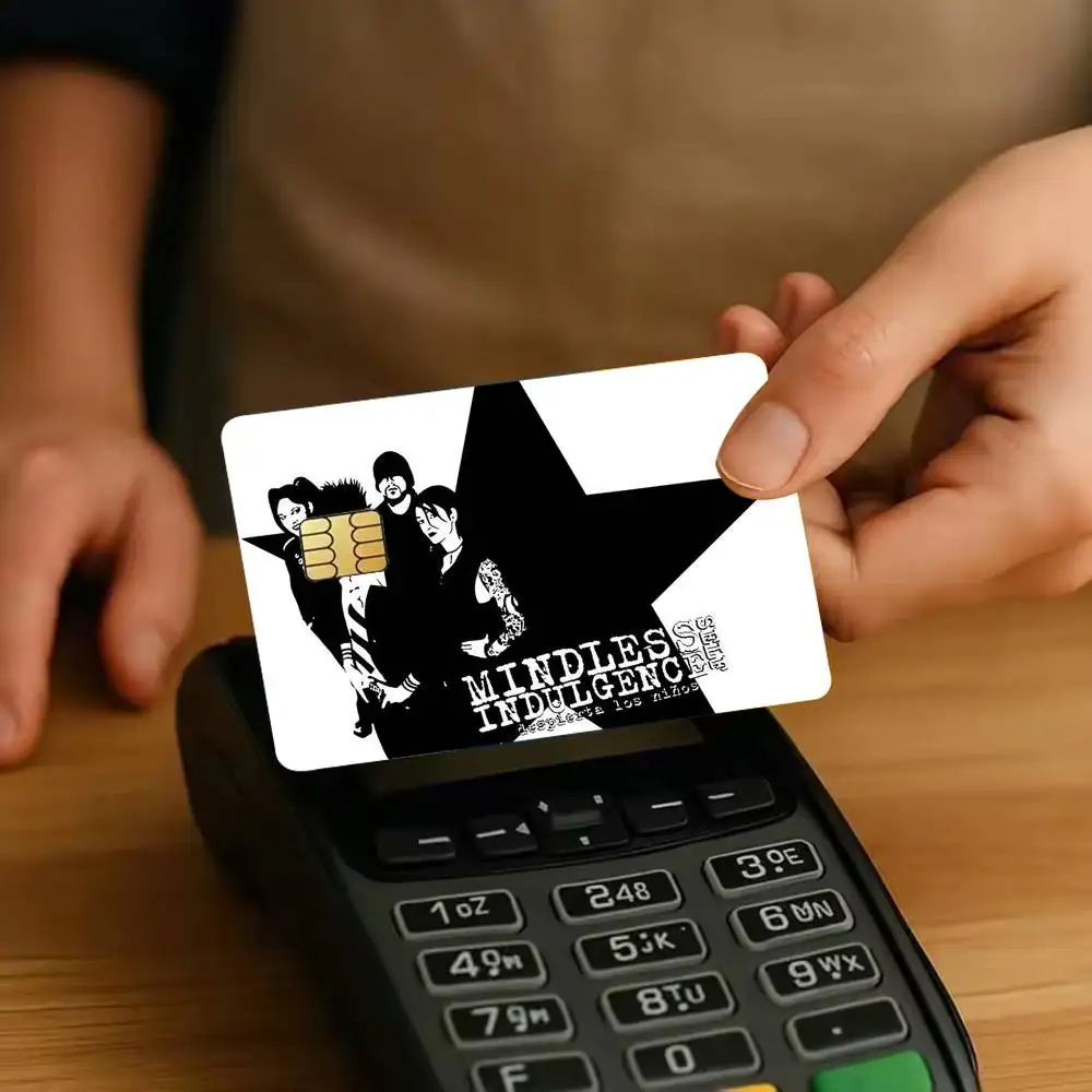 M-Mindless Self Indulgence Jimmy Sticker Film Tape Skin for Credit Card Debit Card Waterproof Stickers