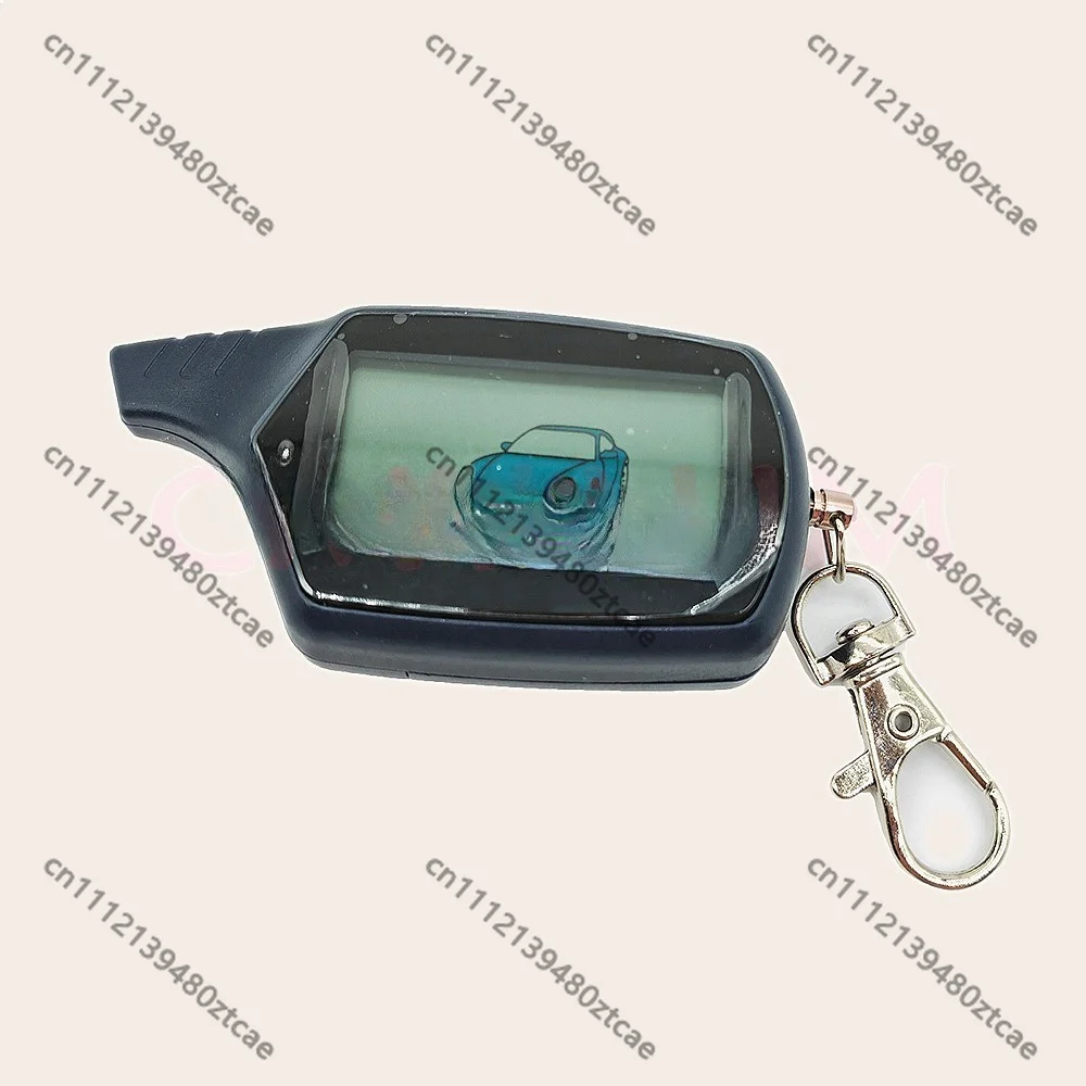 B9 LCD Remote Keychain Two Way Car Alarm Control Accessories