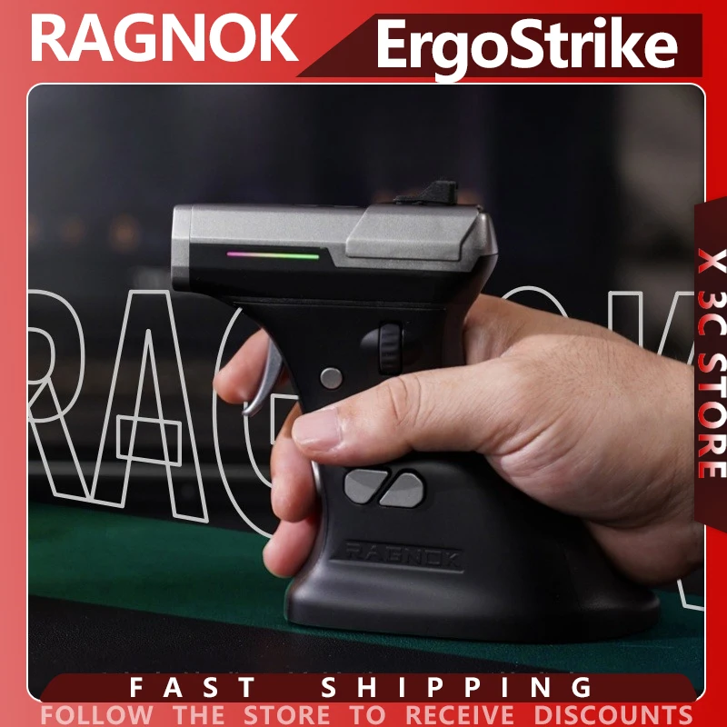 

RAGNOK ErgoStrike Next-Gen Wireless Gaming Mouse for Shooting Game Recoil Feature Included for Enhanced FPS Immersion Ergonomics