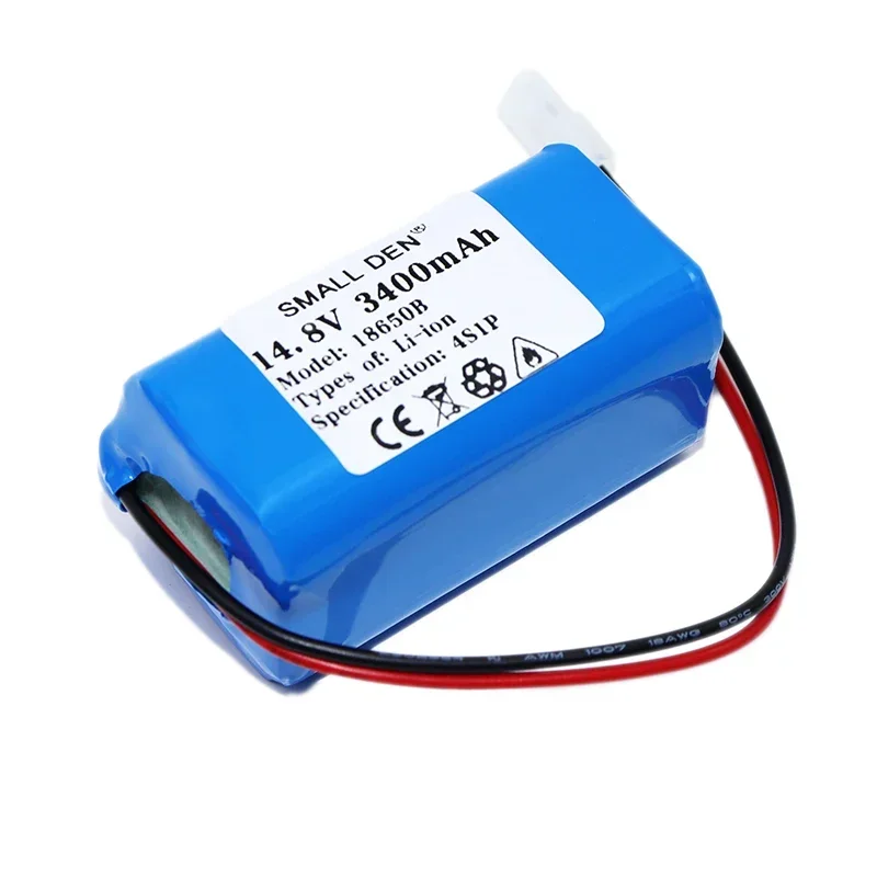Paquete de batería de iones de litio de gran capacidad, 14,8 V, 3.4ah, 3S1P, 18650, adecuado para fuente de alimentación, batería recargable de gran capacidad