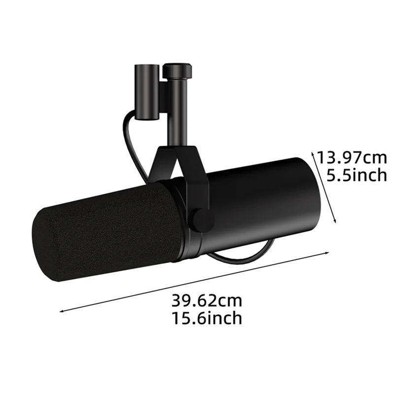 Y45A-SM7DB ダイナミックマイクプロフェッショナルダイナミックマイク応答マイクライブ録音ストリーミングポッドキャスティングブロードキャスト用