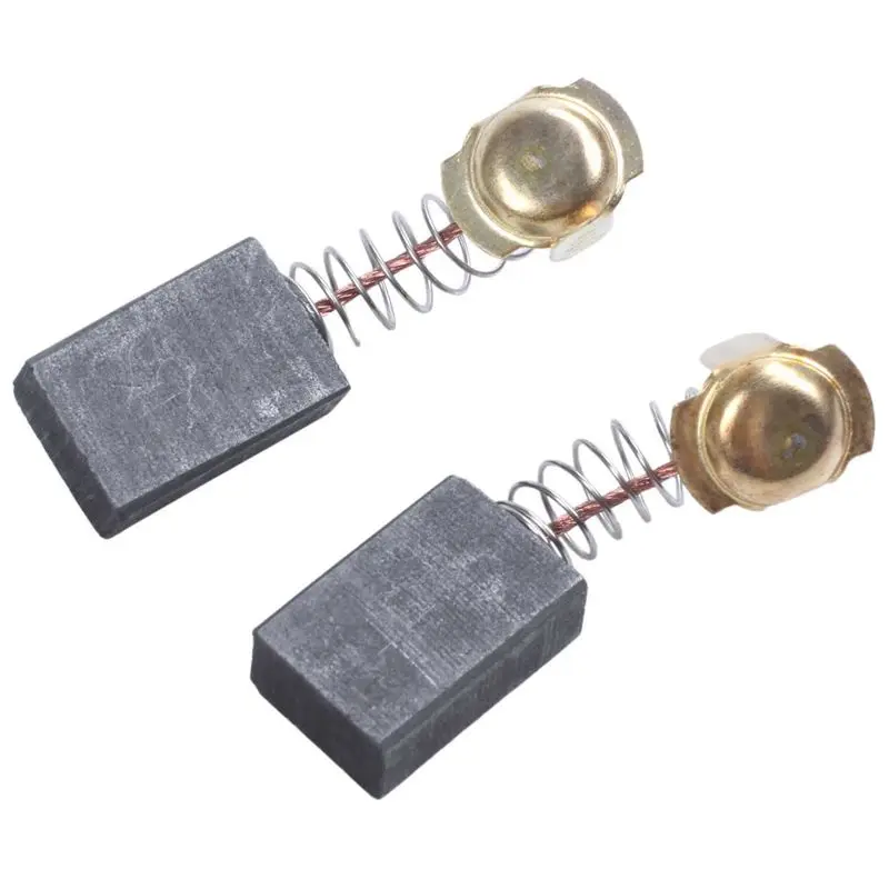A93E-50 Pcs 17×13×7Mm Power Tool Motor Carbon Brush 999038 For Hitachi Black+Gold+Silver