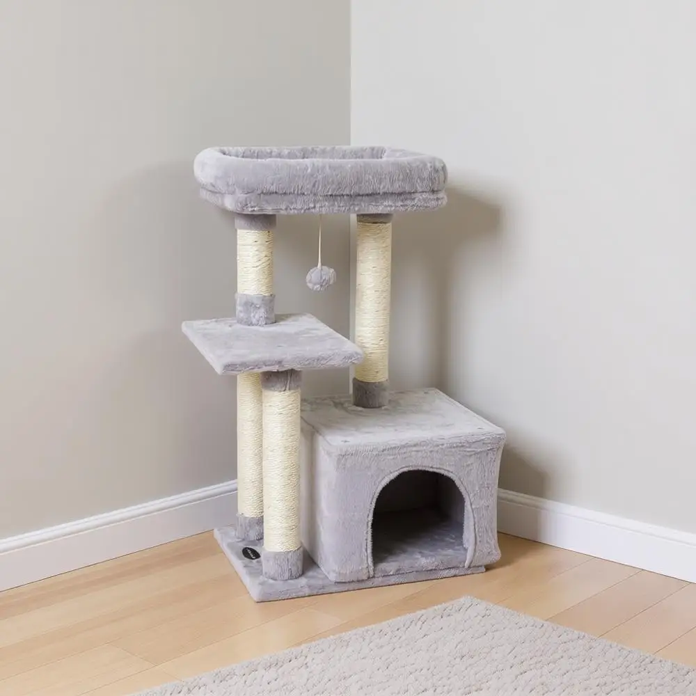 Cute Cat Tree Kitte…