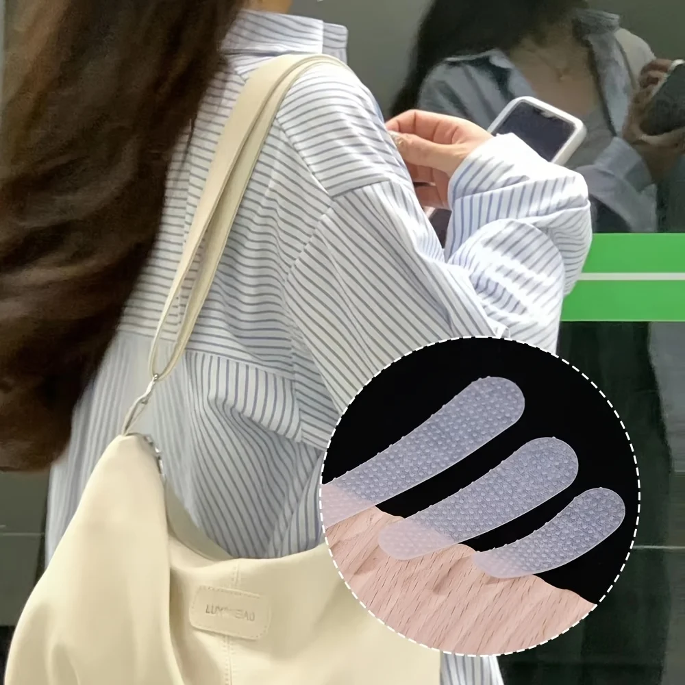 10pcs New Anti-slip Patches For Bag Straps Reusable Washable Transparent Shoulder Bag Non-slip Fashion Luggage Accessories