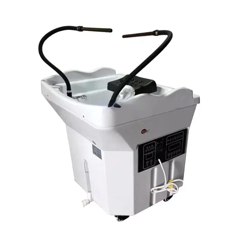 

Mobile Head Therapy Machine Fumigation Water Circulation Hair Salon Hair Care Shampoo Basin Massage Couch Facial Bed Basin