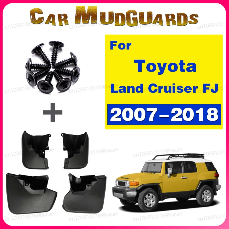 

Аксессуары для брызговиков для Toyota FJ Cruiser 2007-2018, передние и задние брызговики, брызговики для крыльев, стильные брызговики