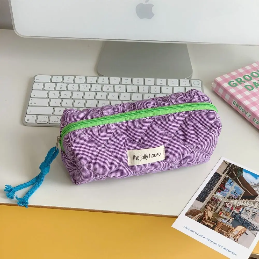 High Quality Girls Gift Makeup Bag Pen Bag Cotton Cosmetic Organizer Pouch Portable Travel Large Capacity Key Small Bags