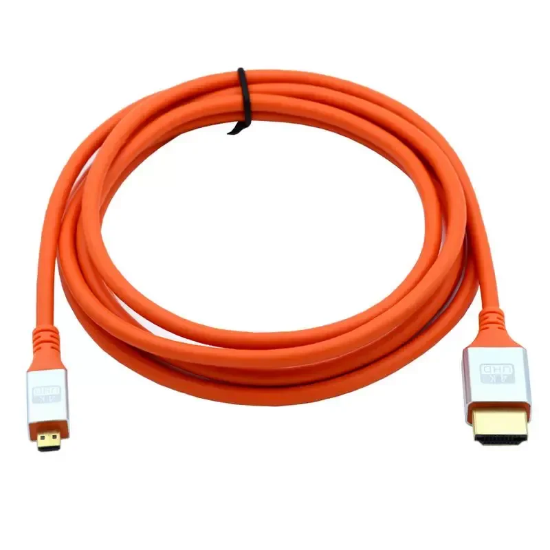 for HDMI High Flexible Cable DVI Micro HDMI 4K Mini HDMI Elastic High Definition Cable
