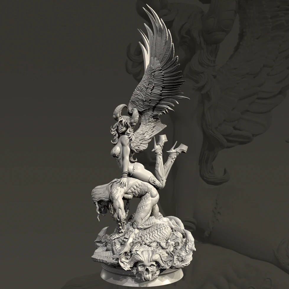 

Общая высота 80 мм 120 мм Комплект модели из смолы, самостоятельная сборка и окрашенная 3D-печать TD-7609/3D