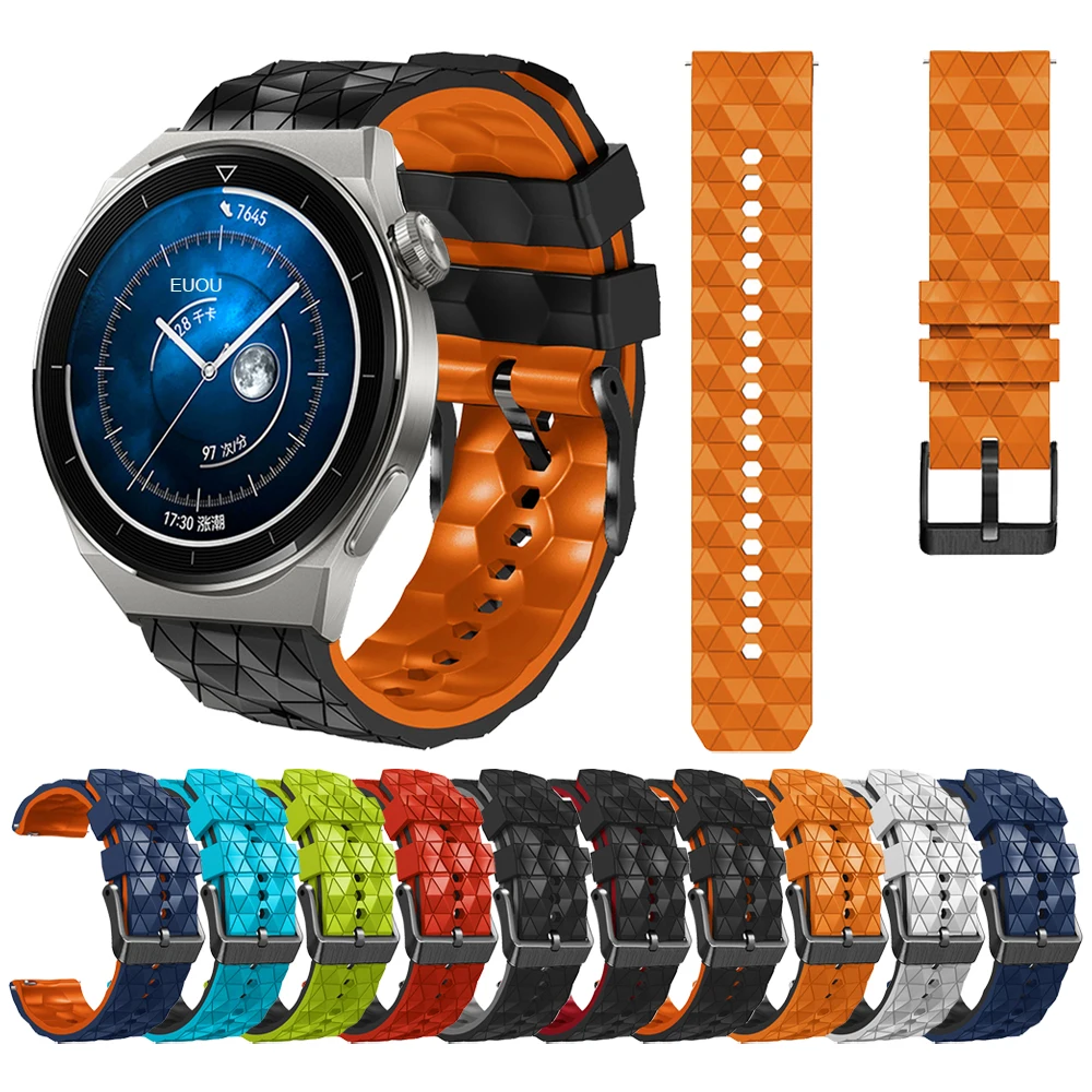 Huawei Watchの交換用ストラップ,シリコンバンド,46mm,2mm