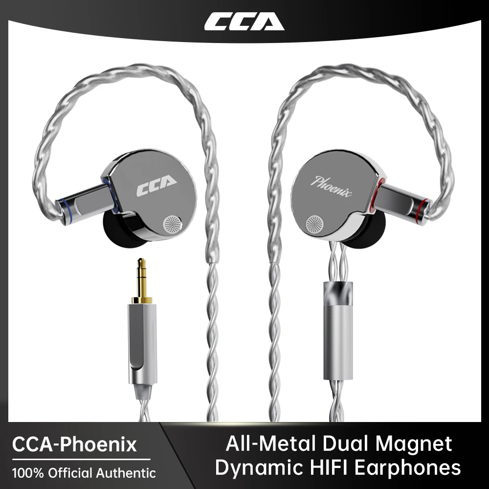 

CCA- Phoenix game headset has a fever. Hifi sound quality professional in-ear subwoofer is specially designed for wired computer