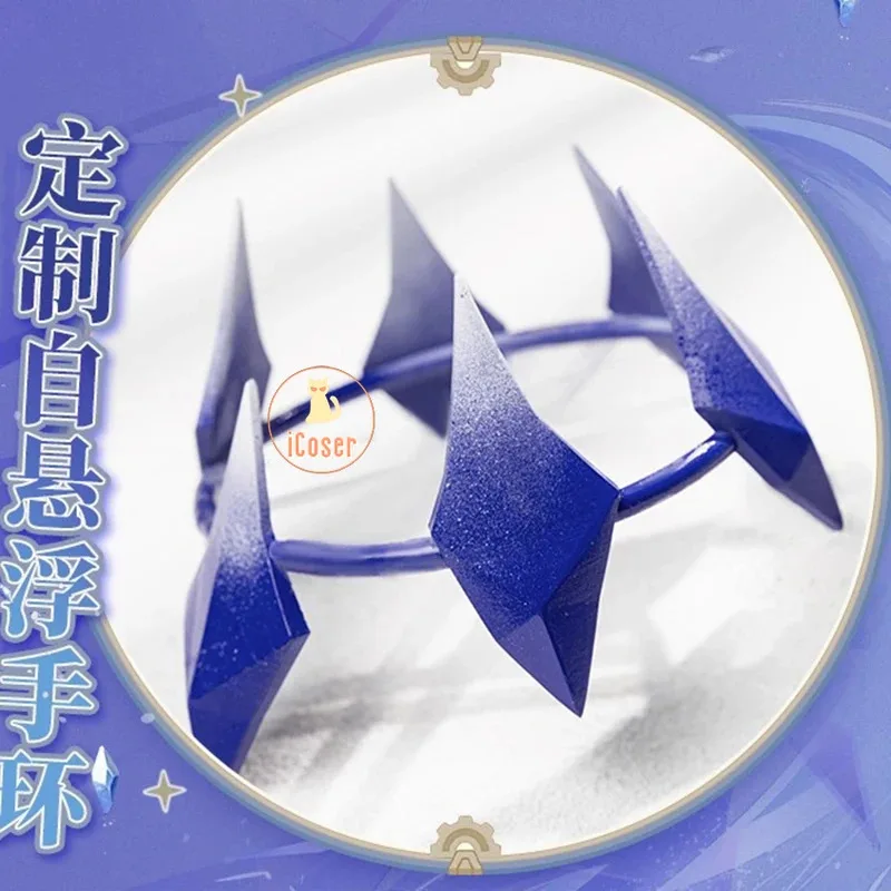 

25COSiCoser Genshin Impact Skirk Косплей Костюм Парик Платье Новая Кожа Униформа Головные Уборы Металлический Реквизит Хэллоуин Вечеринка Женщины Девушки Автомобиль