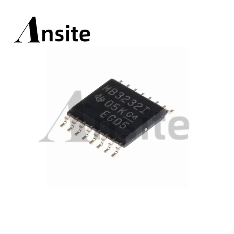 10PCS/Lot 100% new MAX3232IPWR TSOP-16 RS-232 line driver/receiver chip