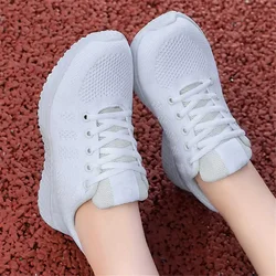 Super Big Size Cotton Sneakers Luxury Woman Flat Boots For Women 2024 Shoes For Girls Sports Saoatenis New Season Trainners