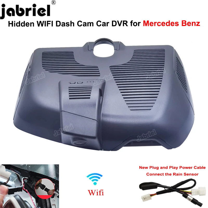 Car DVR 1K 1080P Wifi Dash Cam for Mercedes Benz S CLASS V223 W223 for Mercedes Benz S 400L 500L 450L 4MATIC 2020-2023 DashCam