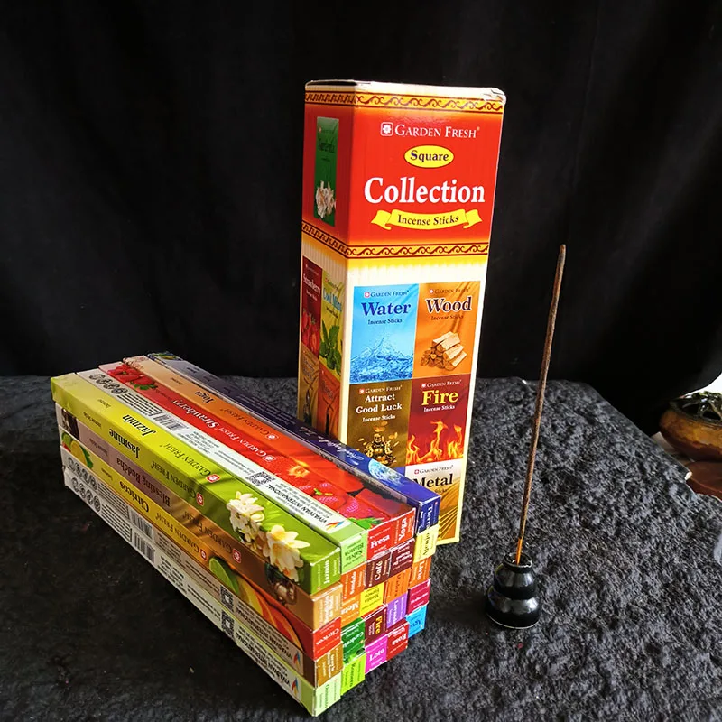 10 or 25 Small Boxes Natural Indian Incense Sticks White Sage Sandalwood Scents for Home Fragrance Products Incense
