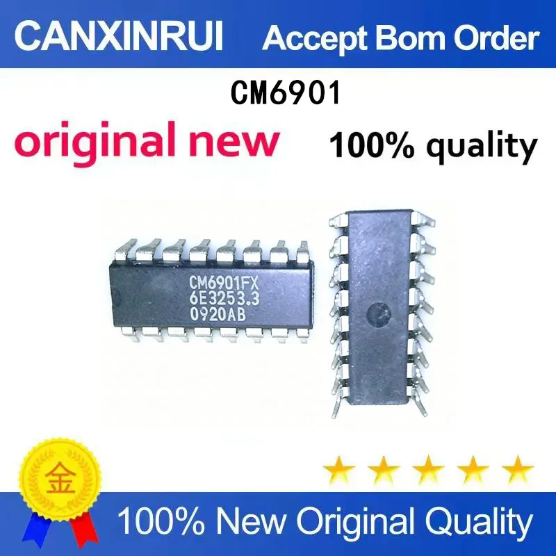 

(5-100 Pieces) Brand new original CM6901 CM6901FX DIP16 spot power chip IC