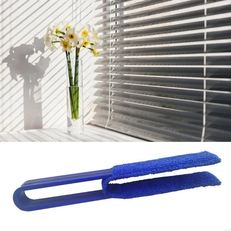R66A 4pcs نافذة الستائر تنظيف الفرشاة مع تصميمات رأس Doubel لسهولة إزالة الغبار مكيف الهواء تنفيس فرشاة Duster